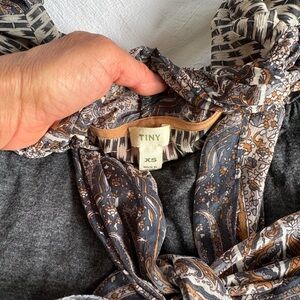 Gray and Patterned Blouse by Tiny